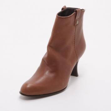 Stuart Weitzman Brown Leather Ankle Boots Size 37