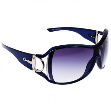 Gucci Navy Horsebit Sunglasses