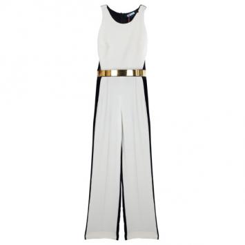 Stella McCartney Anna Stretch-Cady Velvet Jumpsuit S