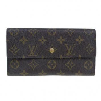 Louis Vuitton Mongram Canvas Porte Monnaie Tresor Continental Wallet