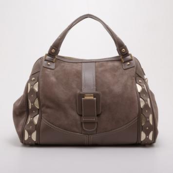 Versace Grey Suede Tote