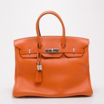 Hermes Orange Birkin 35