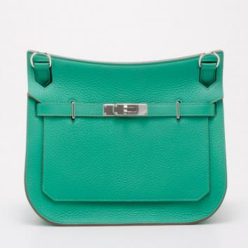Hermes Menthe Taurillon Leather Sac Jypsiere Messenger Bag
