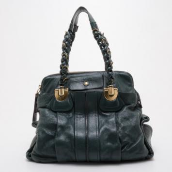 Chloe Forest Green Large Heloise Tote