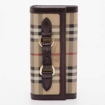 Burberry Haymarket Check Continental Wallet