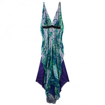 Roberto Cavalli Maxi Printed Dress S