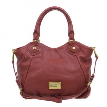 Marc by Marc Jacobs Rouge Leather Classic Q Fran Shoulder Bag