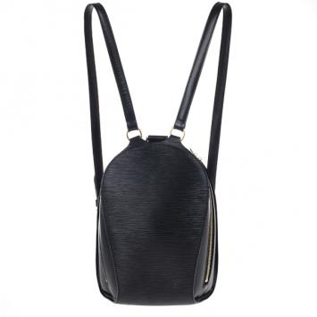 Louis Vuitton Black Epi Leather Mabillon Backpack Bag