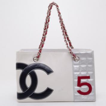 Chanel No. 5 Foil Shopping Tote 