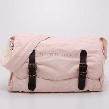 Burberry Light Pink Messenger Diaper Bag
