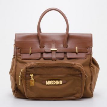 Moschino Vintage Redwall 'Birkin' Satchel Bag