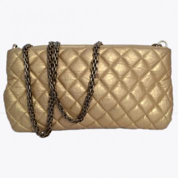 Chanel Gold Clutch