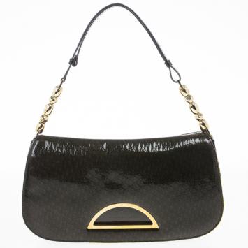 Christian Dior Patent Monogram "Maris Pearl" Shoulder Bag 