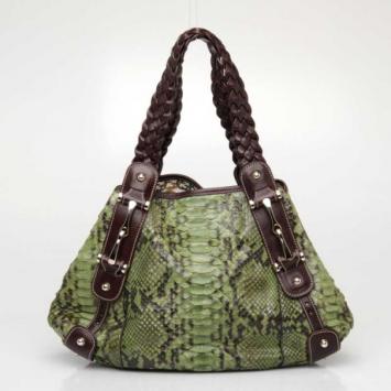 Gucci Pelham Python Tote Bag