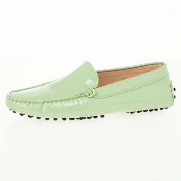 Tod's Mint Patent Leather Classic Loafers Size 37.5