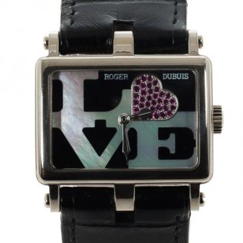 Roger Dubuis Limited Edition Too Much 18k White Gold Womens Wristwatch 30 MM