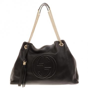 Gucci Soho Large Leather Shoulder Bag 