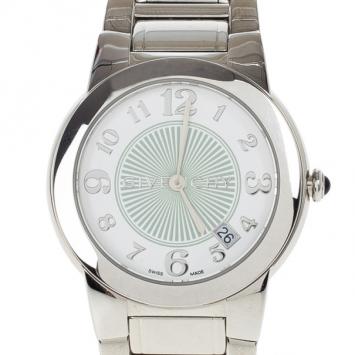Givenchy White Stainless Steel Millesime  Women's Wristwatch 32MM 