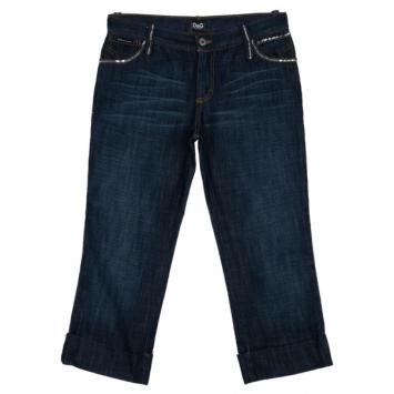 Dolce and Gabbana Denim Capri Pants S