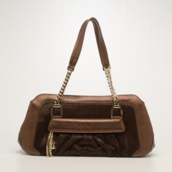 Cartier Pony Hair and Leather Satchel