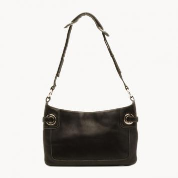 Bally Black Leather Shoulder Bag