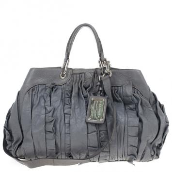 Dolce and Gabbana Miss Brooke Ruffle Hobo