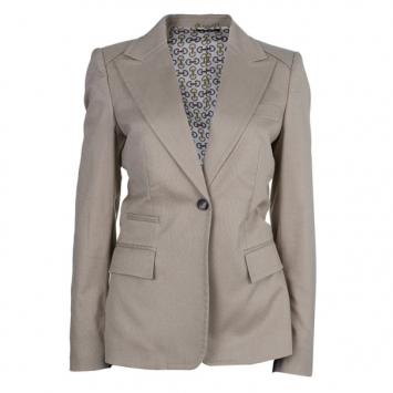 Gucci Beige Cotton Blazer L