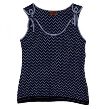 Missoni Knot Strap Sleeveless Top M