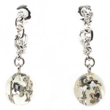Louis Vuitton Bubbles Inclusion Earrings