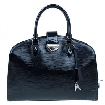 Louis Vuitton Black Epi Pont Neuf Tote GM