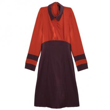 Marc by Marc Jacobs Color Block Anya Crepe Dress S