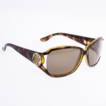 Pre Owned Gucci Leopard Hysteria Square Women Sunglasses