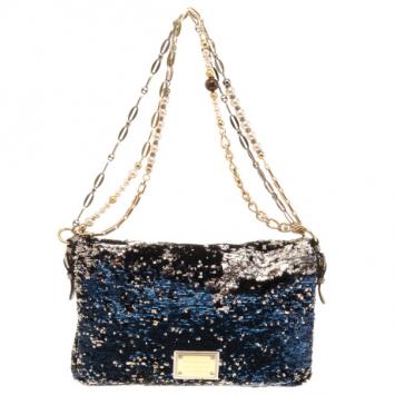 Dolce and Gabbana Miss Charles Sequin Bag 