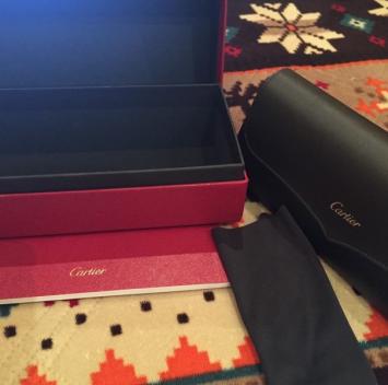 Cartier Burgundy Panthere De Cartier Sunglasses