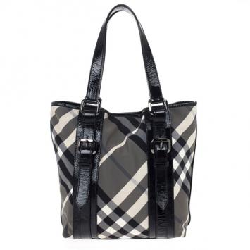 Burberry Lowry Check Tote