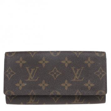 Louis Vuitton Monogram Canvas Long Flap Wallet