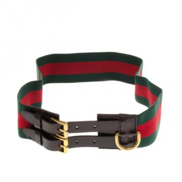 Gucci Web Detail Elastic Belt 85 CM