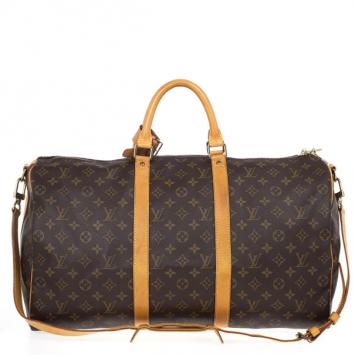 Pre Owned Louis Vuitton Monogram Keepall Bandouliere 50