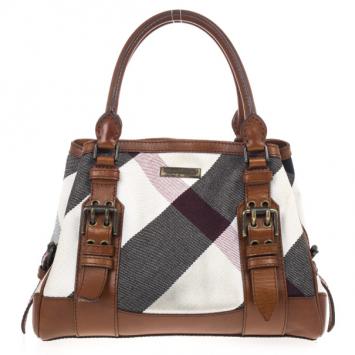 Burberry Mega Check Tote 