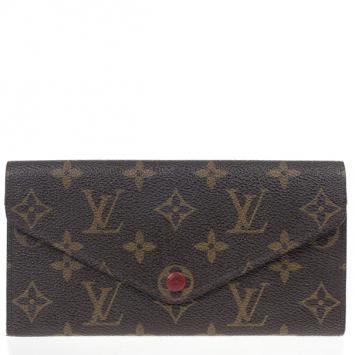 Louis Vuitton Rouge Monogram Canvas Envelope Josephine Wallet