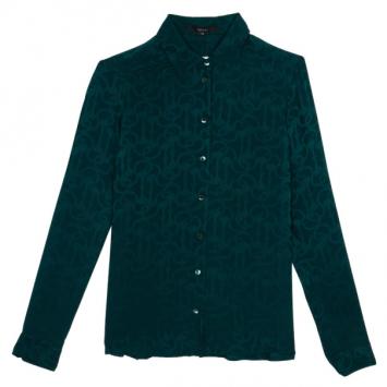 Gucci Silk Satin Shirt M