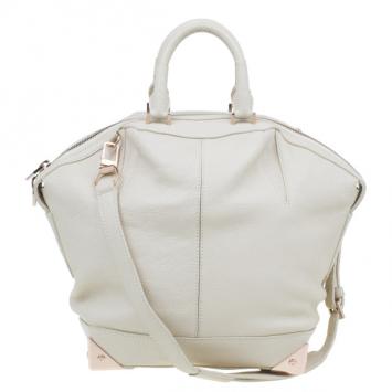 Alexander Wang Cream Leather Large Emile Tote