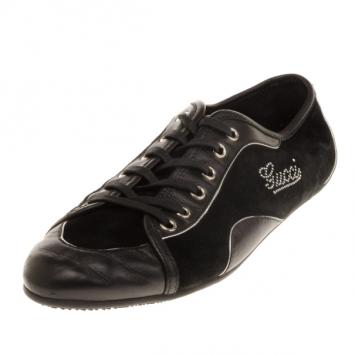 Gucci Black Suede Sneakers Size 40.5
