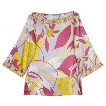 Emilio Pucci Silk Printed Top M