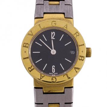 Bvlgari 18 K Yellow Gold SS Womens Wristwatch 24 MM