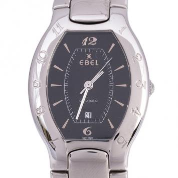 Pre Owned EBEL Lichine Wave Stainless Steel Mens Watch 26 MM
