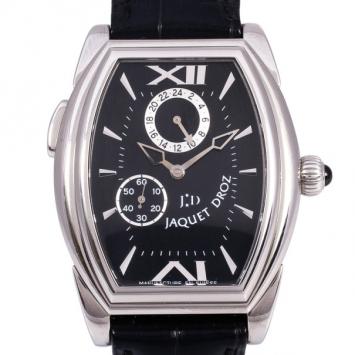 Pre Owned Jaquet Droz Tonneau Stainless Steel Mens Wristwatch 38 MM