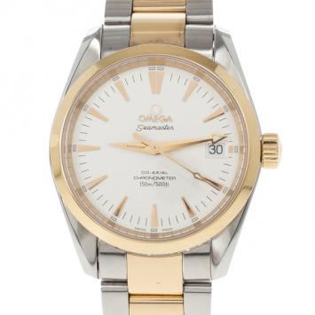 Omega Seamaster Aqua Terra SS & Rose Gold Unisex Wristwatch 36 MM