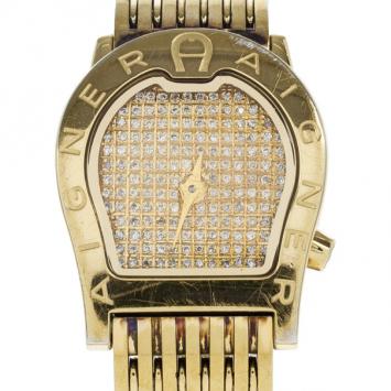Aigner Ravena Nuovo Gold Plated Steel Womens Wristwatch 30M