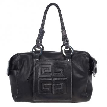 Givenchy Black Leather Duffle Bag